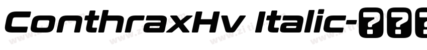 ConthraxHv Italic字体转换 ConthraxHv Italic字体转换